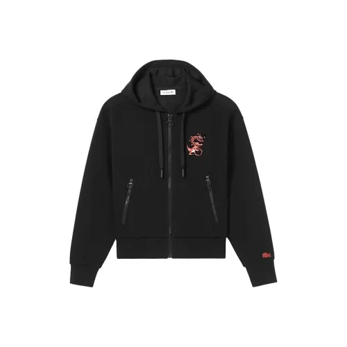 lacoste Year of the Dragon Chinese New Year Series Черные Женские Свитшоты