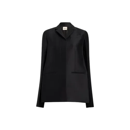 KHAITE FW24 Crittan Куртка Куртки Пальто Женские Черный