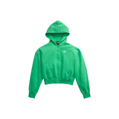 THE NORTH FACE Evolution Full Zip Hoodie Куртки Пальто Женские Изумрудно-зеленый