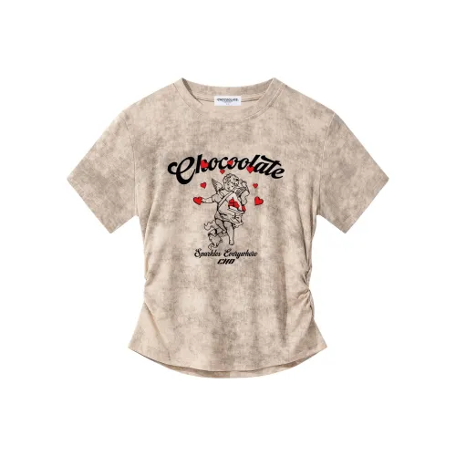 CHOCOOLATE T Рубашка Женская Tie Dye Хаки