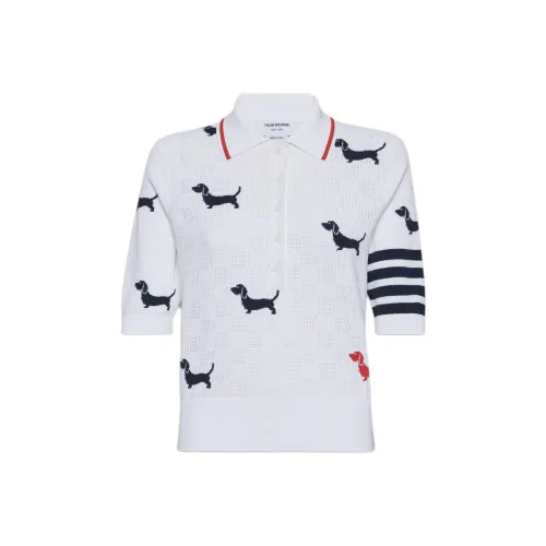 THOM BROWNE Белое Женское Поло