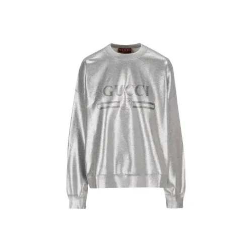 GUCCI Толстовка Женская Серебряная