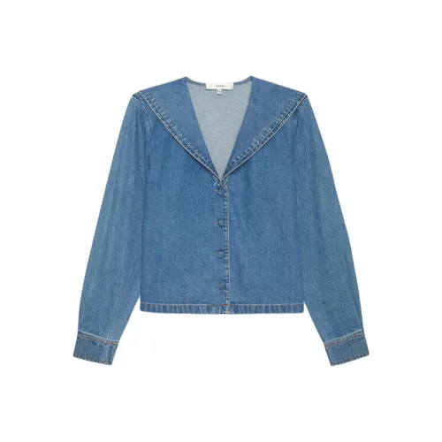 Рамка SS25 Рубашка Женская Светло-Синяя