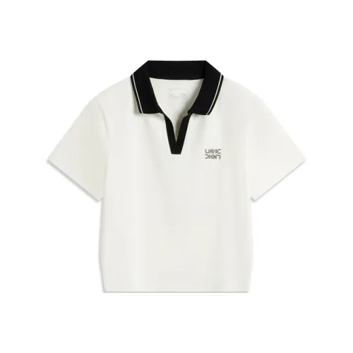 LINING Sports Life Collection Сливочный Женские Поло