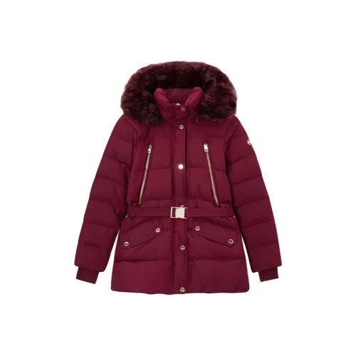 MICHAEL KORS Пуховик Женский Бордовый