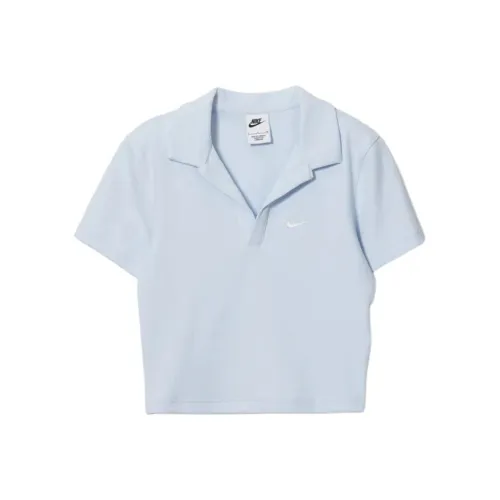 NIKE Sportswear Blue Женские Поло