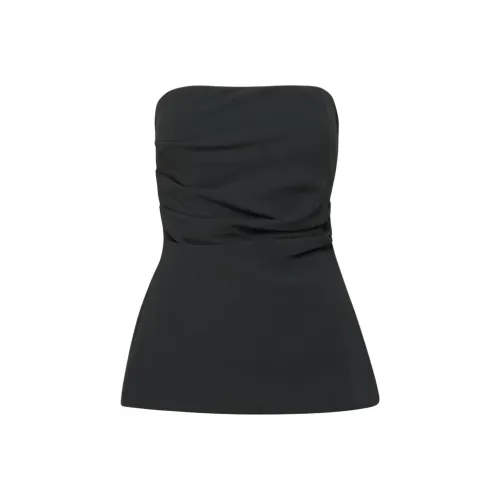 ARITZIA FW24 WILFRED Lilou Tube Топ Без бретелей Топ Женский Черный Черный