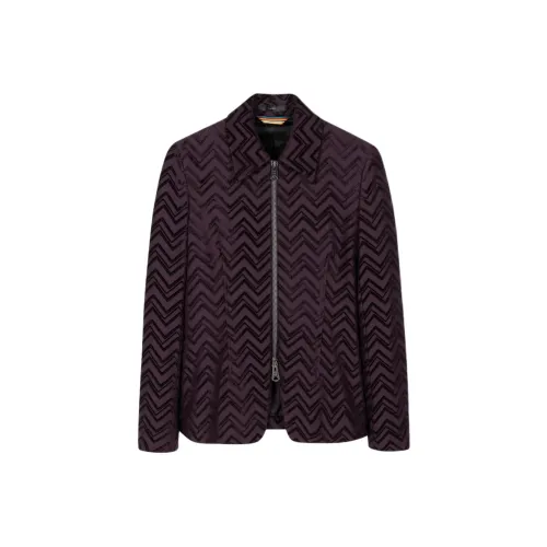 Paul Smith SS24 Куртки Пальто Женские Фиолетовый