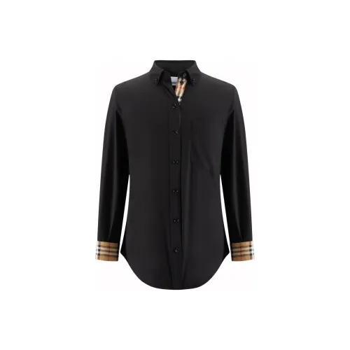 Burberry SS23 Рубашка Унисекс Черная