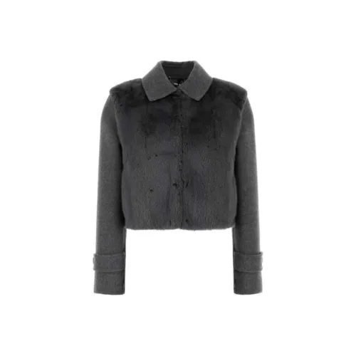 FENDI SS25 Куртки и Пальто Женские Серые