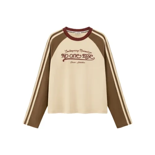 NO ONE ELSE T-Shirt Женская Абрикос