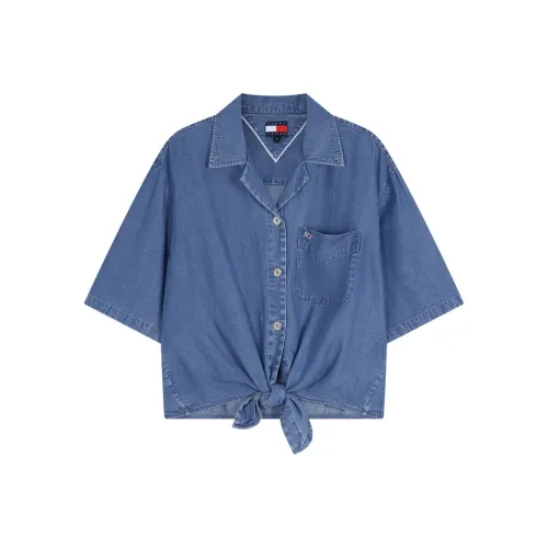 Tommy Hilfiger Рубашка Женская Синяя