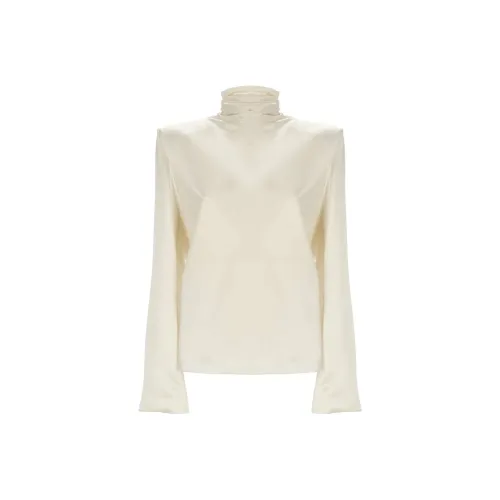 SAINT LAURENT FW23 Рубашка Женская Белая