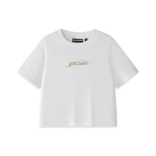 FILA FUSION FILA FUSION X T-рубашка Женская Стандартная Белая