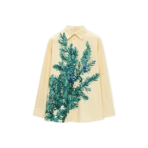 LOEWE SS25 Женская Предсборная Коллекция Рубашка Женская Желтая
