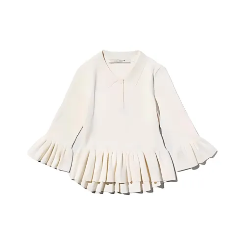 GU ROKH Collaboration Polo Женские Экрю