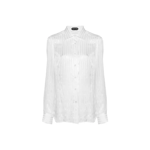 TOM FORD SS24 Рубашка Женская Белая