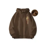 Темно-кофейный, флисовая подкладка