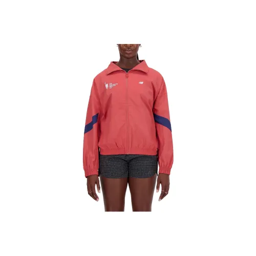 New Balance NYC Marathon Athletics Red Женские Куртки