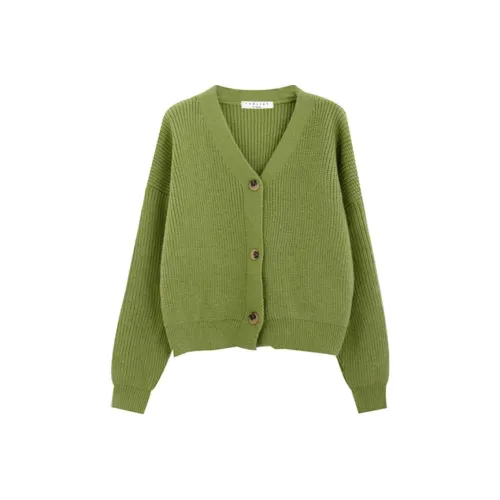 Tonlion Трикотаж Женский Матча Зеленый