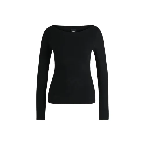 HUGO BOSS Черный Женский Трикотаж