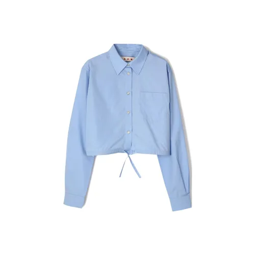 MARNI Светло-синие Женские Рубашки