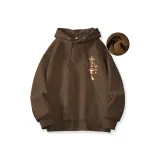 Темно-кофейный, флисовая подкладка