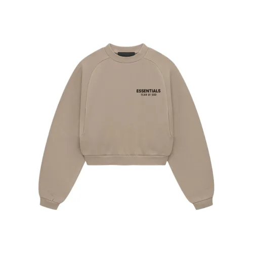 Fear of God Essentials Пустыня Золотисто-коричневый/Пустыня Песочный Женские Свитшоты