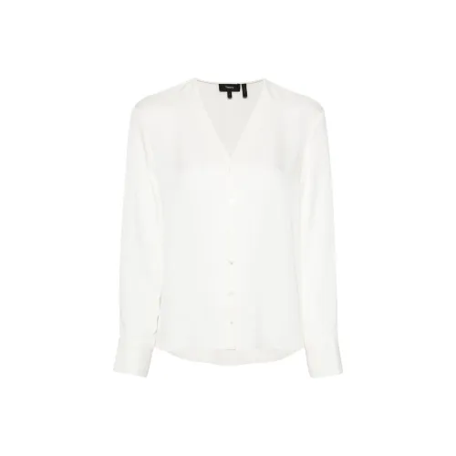 Theory Белые Женские Рубашки