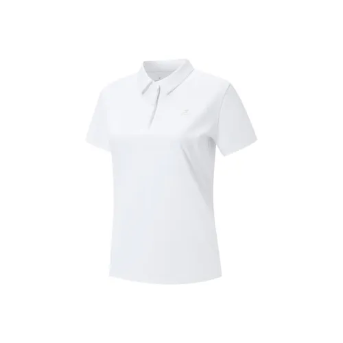 XTEP Variety Тренировки Коллекция Поло Женские Pearl White