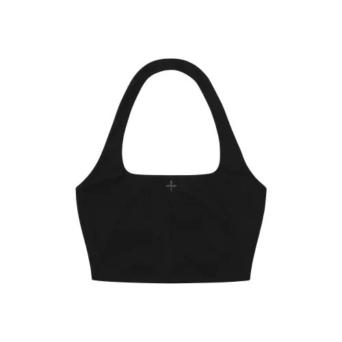 SMFK Топ на бретелях Женский Дикий Черный