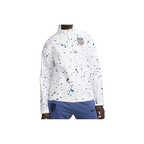 nike USA Soccer Team Olympic Series Куртки Пальто Женские Белые