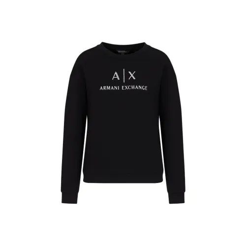 ARMANI EXCHANGEAE SS24 Свитшот Женский Черный
