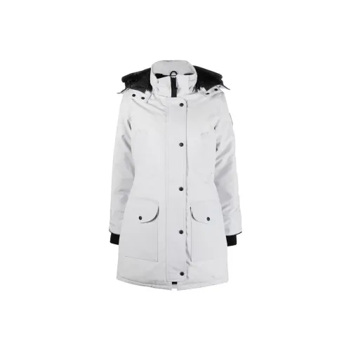Canada Goose Trillium Down Jacket Parka Coat Women's Light Gray Канада Goose Trillium Пуховик Парка Пальто Женское Светло-Серый