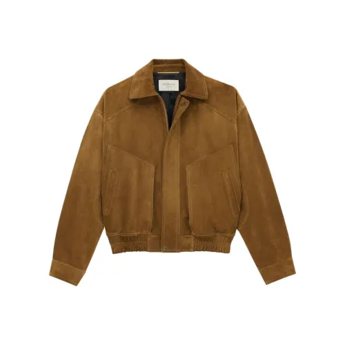 SAINT LAURENT Куртки и пальто Женские Коричневый