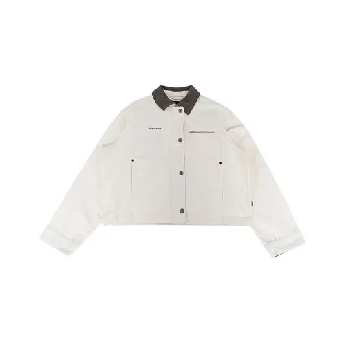 Конверс Белый A02 Женские Куртки