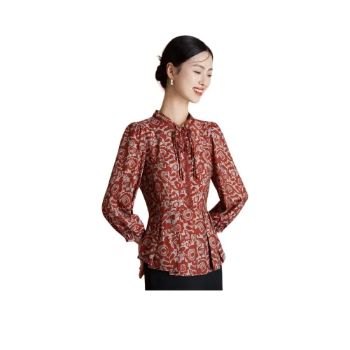 MEILANNI Red Женские Рубашки