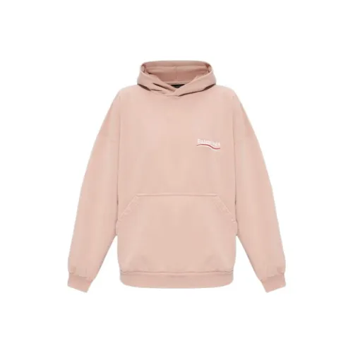 Balenciaga Свитшот Стандартный крой Женский Розовый