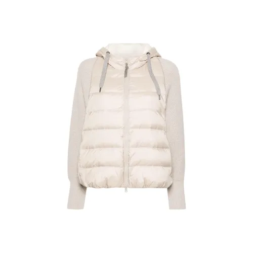 Brunello Cucinelli Тауповые Женские Пуховики