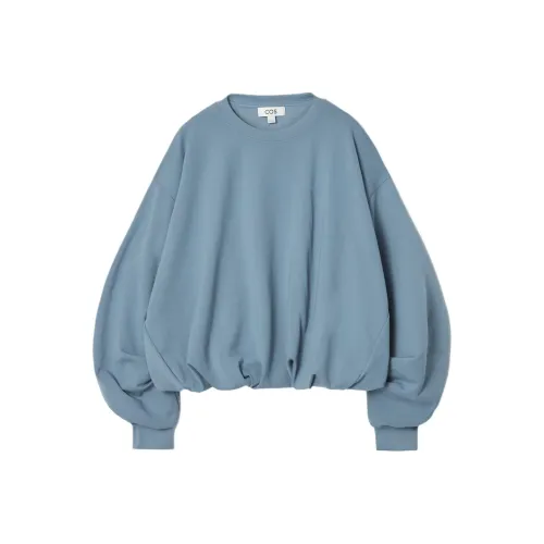 COS Синий Женские Свитшоты