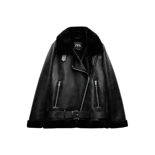 ZARA ZW Series Черные Женские Куртки