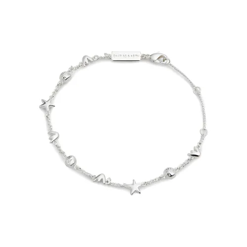 CHARLES KEITH Браслеты из латанию Женские Серебряные