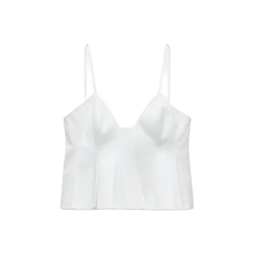 ZARA ZW Series Топ на бретелях Женский Белый