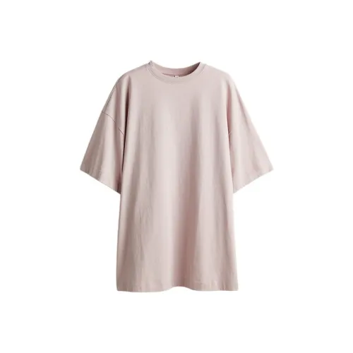 H&M Светло-серый Розовый Женские Футболки