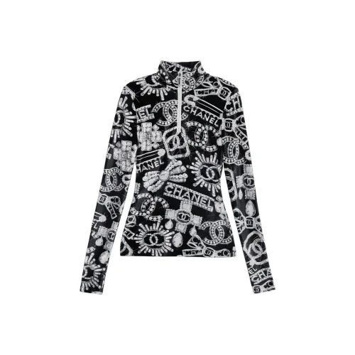 CHANEL Черный Женский Трикотаж
