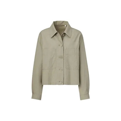 UNIQLO Зеленые Женские Куртки