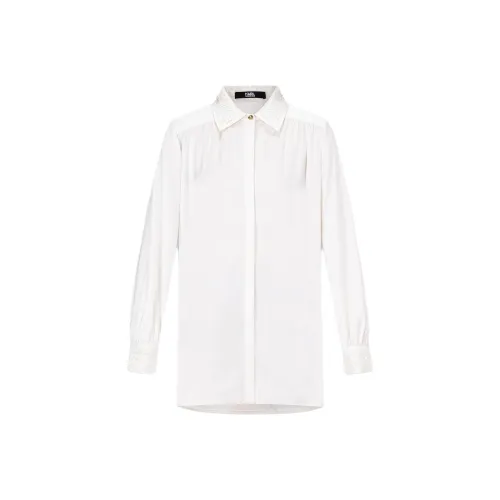Karl Lagerfeld SS25 Рубашка Женская Белая