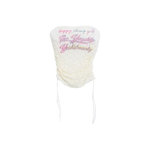 BEAR UNION Без бретелек Топ Женский Абрикос