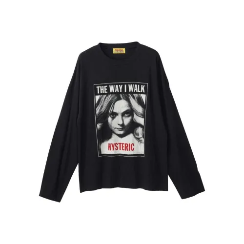 HYSTERIC GLAMOUR FW24 Рукав с оборванным плечом T-рубашка Женская