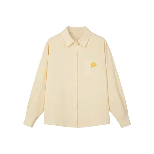 POPO.INFO Желтые Женские Рубашки